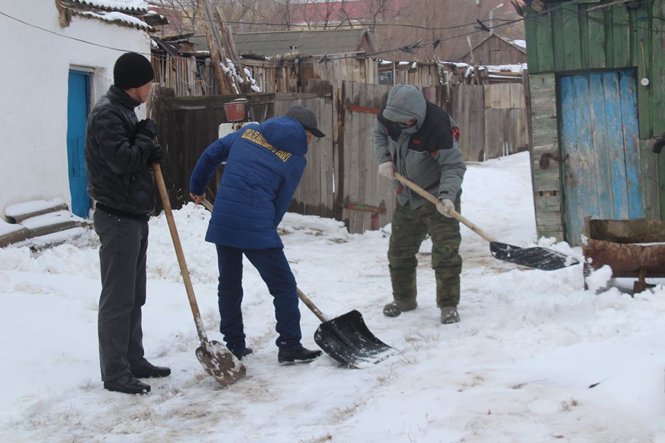 Волонтеры Акжаикского района